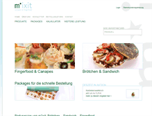 Tablet Screenshot of mix-it.at